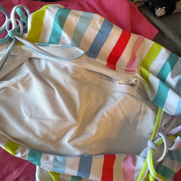 Chic Soul Striped One Piece Swimsuit 3X - Picture 3 of 7